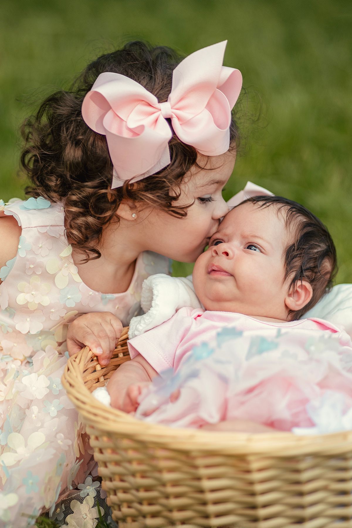 hermanas, estilo, amor, único, aire libre