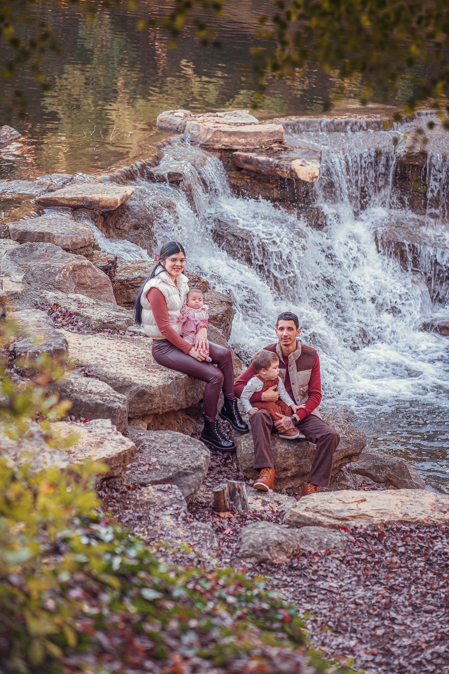 familia, cascada
