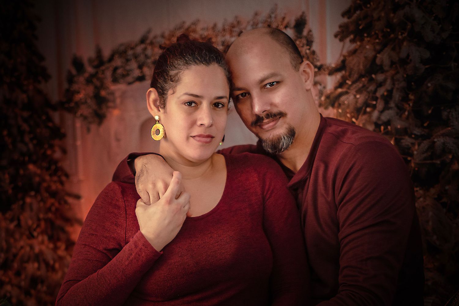 amor, pareja, navidad, familia