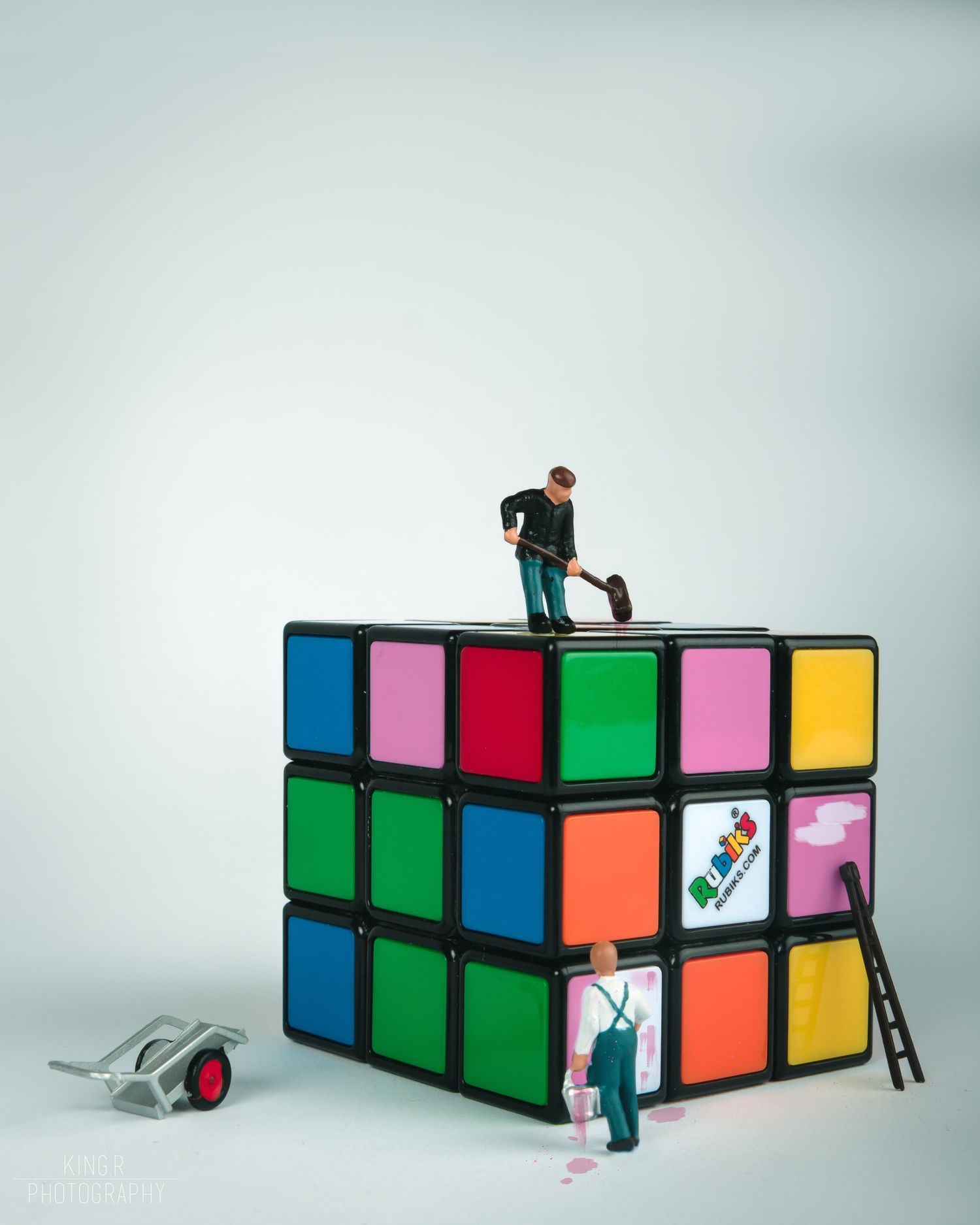 Photoshop, photomanipulation, rubiks cube