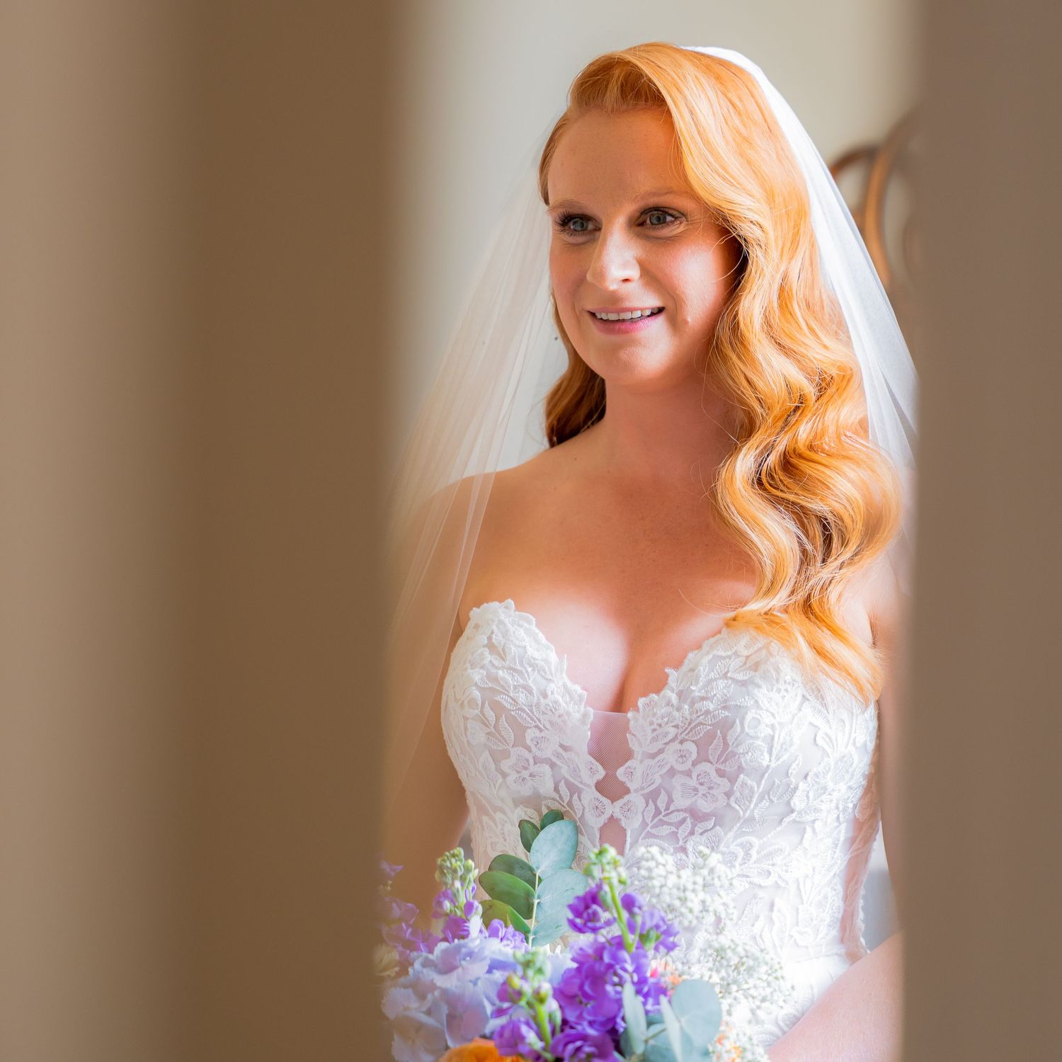 Candid bridal prep moments with soft light and emotion, captured naturally before the ceremony.
