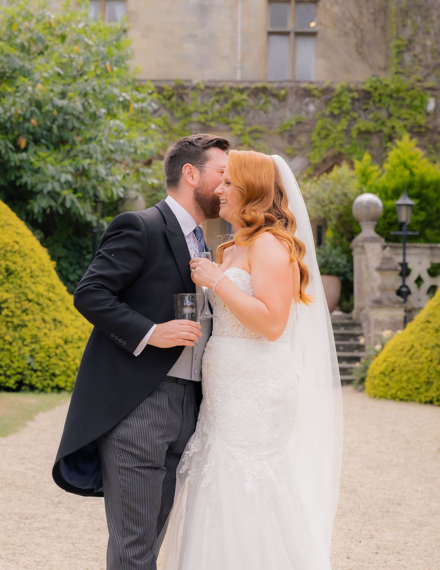Natural couple portraits with relaxed posing and authentic emotion, taken in soft golden hour light.