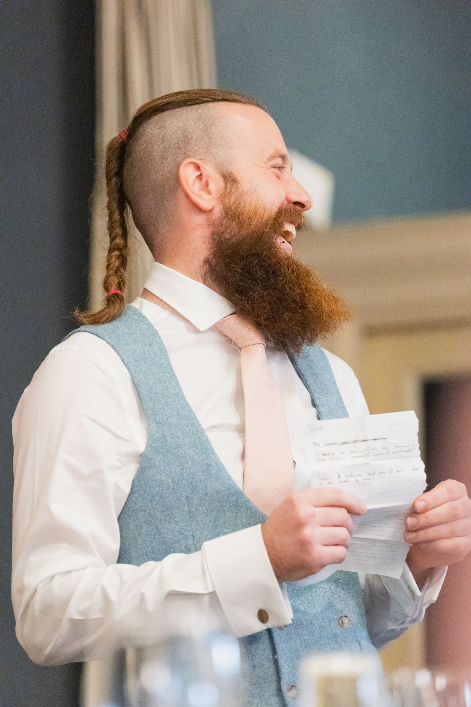 Heartfelt wedding speeches captured mid-reaction, full of laughter, tears, and candid emotion.