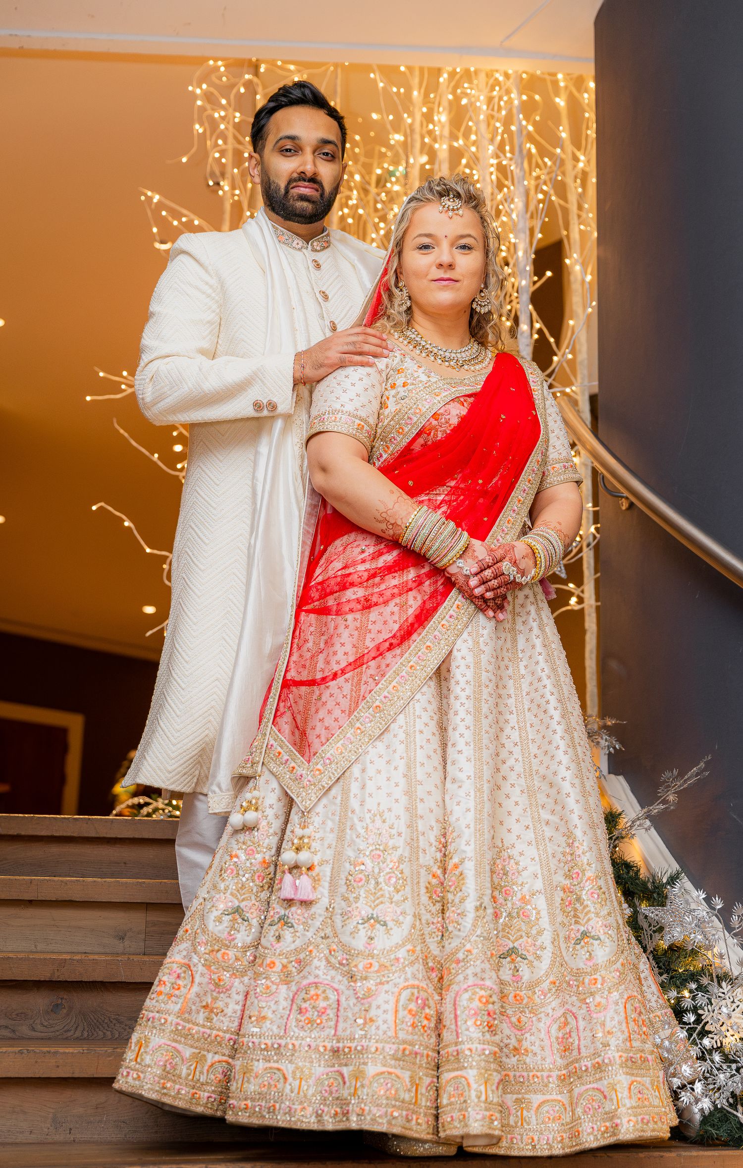 Natural couple portraits with relaxed posing and authentic emotion, taken in soft golden hour light.