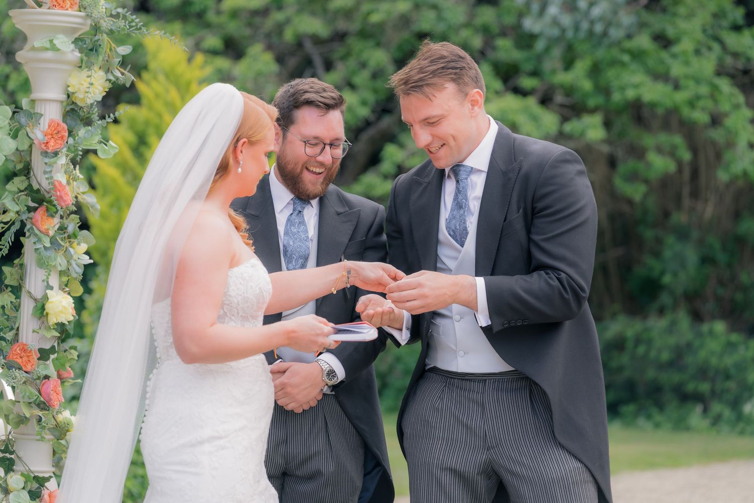 Emotional moments during the ceremony, captured discreetly with a documentary-style approach.