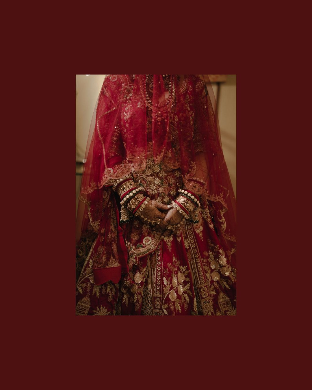 Bride Sanskriti in bridal lehenga — luxury wedding photography Delhi by Witty Shadows