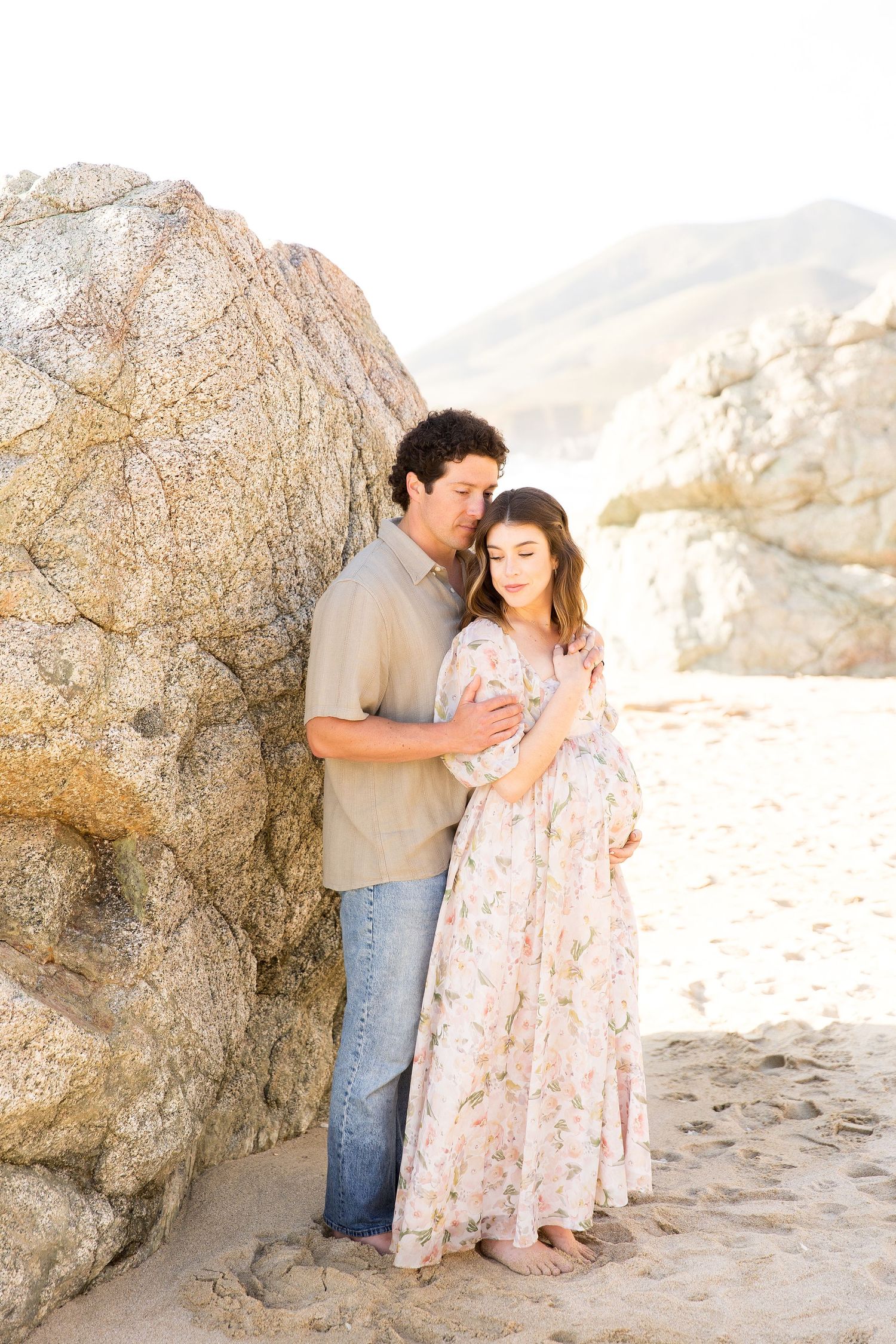 Maternity couple big sur garrapata beach