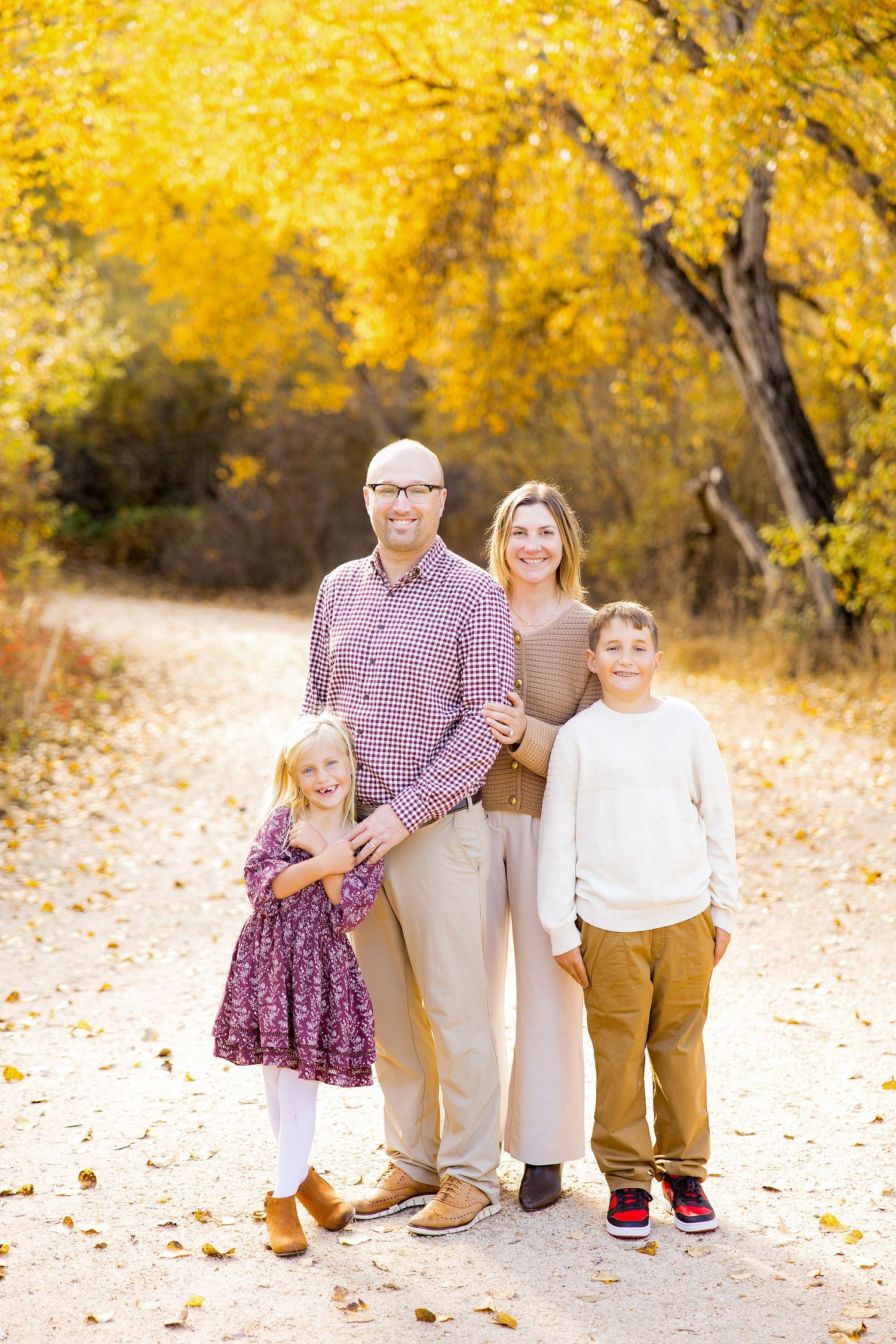 family of 4 at garland ranch
