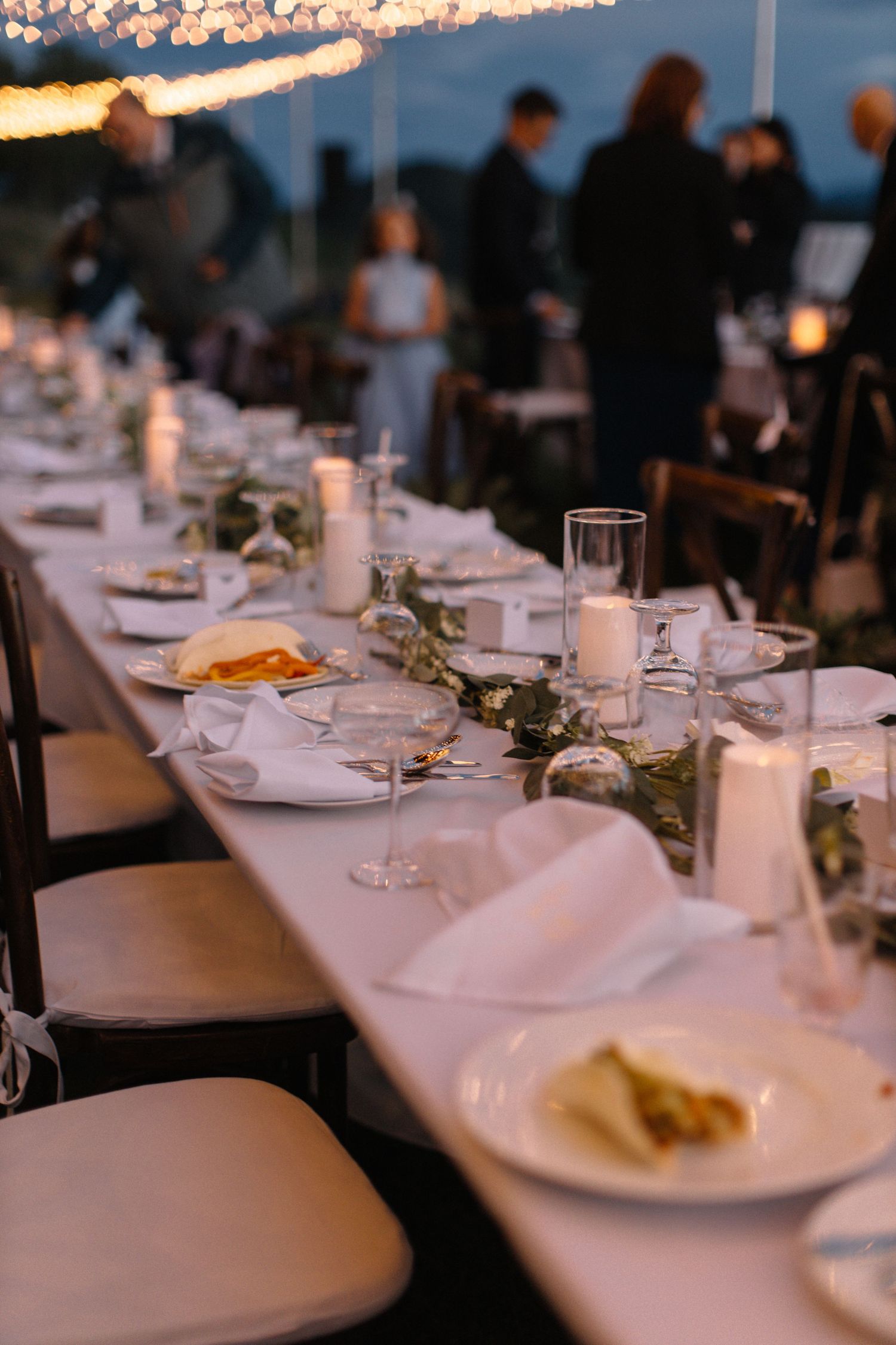 wedding reception table