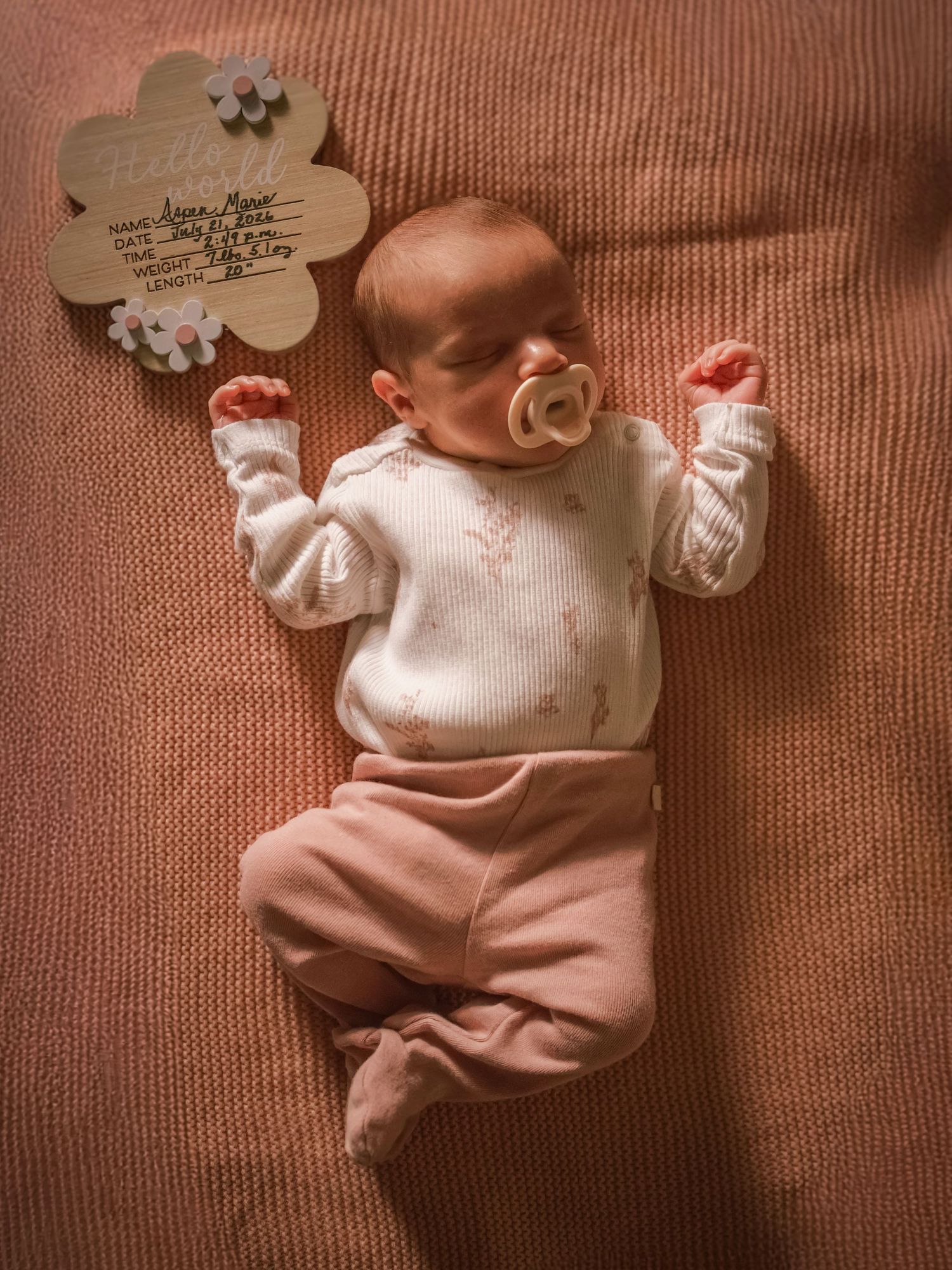 Newborn baby resting at home during a lifestyle newborn photography session in Colorado Springs, Colorado.