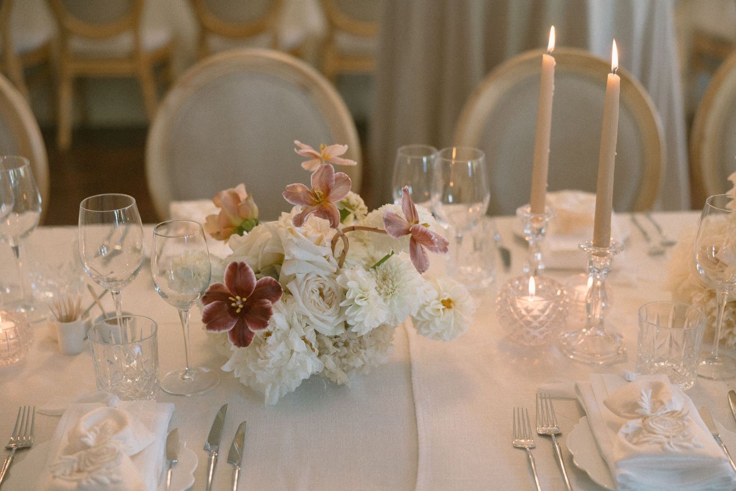 George & Alexa’s timeless wedding at The Forum at Embassy Hill with a sacred ceremony at St George’s Cathedral and florals by Fleur le Corde