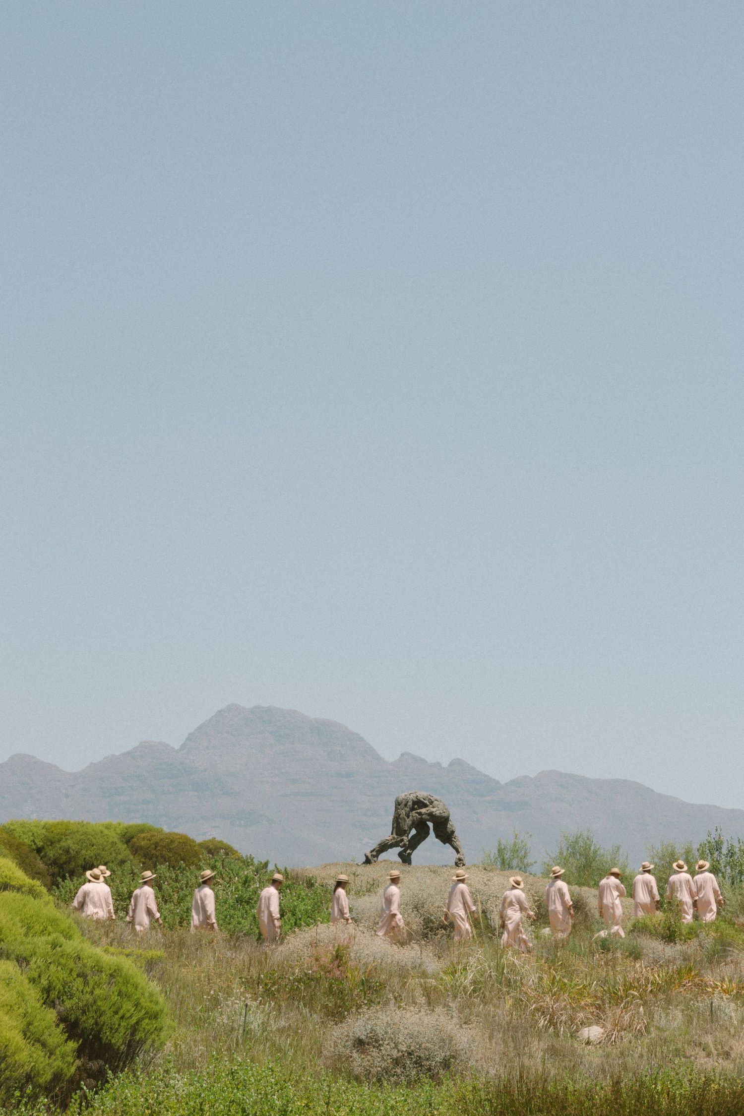Dylan Lewis Sculpture Garden, ANNE MANN, Ayeh K,Brad Jackson, Fleur le Cordeur, makeup by Algria, Cape Town wedding photographer