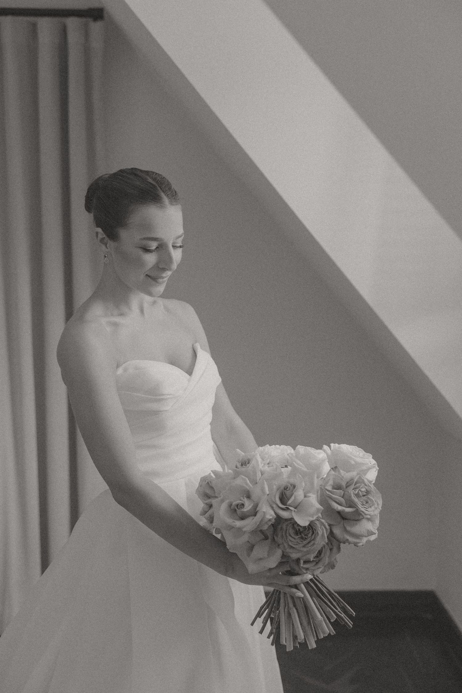 George & Alexa’s timeless wedding at The Forum at Embassy Hill with a sacred ceremony at St George’s Cathedral and florals by Fleur le Corde