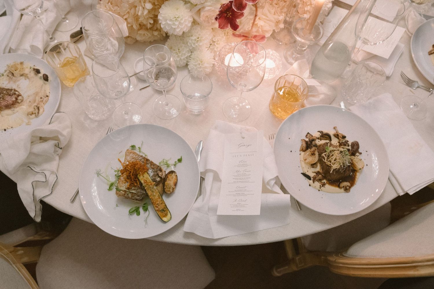 George & Alexa’s timeless wedding at The Forum at Embassy Hill with a sacred ceremony at St George’s Cathedral and florals by Fleur le Corde