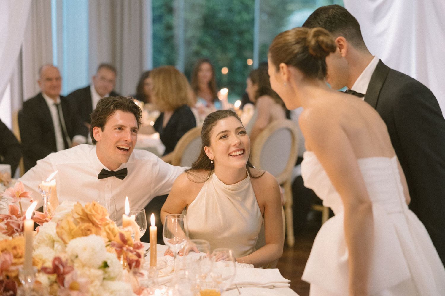 George & Alexa’s timeless wedding at The Forum at Embassy Hill with a sacred ceremony at St George’s Cathedral and florals by Fleur le Corde