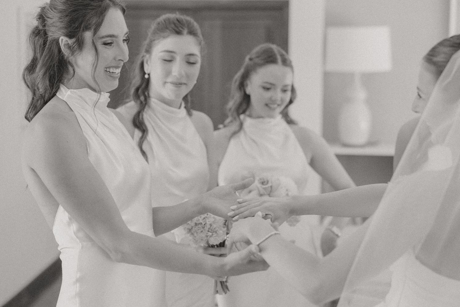 George & Alexa’s timeless wedding at The Forum at Embassy Hill with a sacred ceremony at St George’s Cathedral and florals by Fleur le Corde
