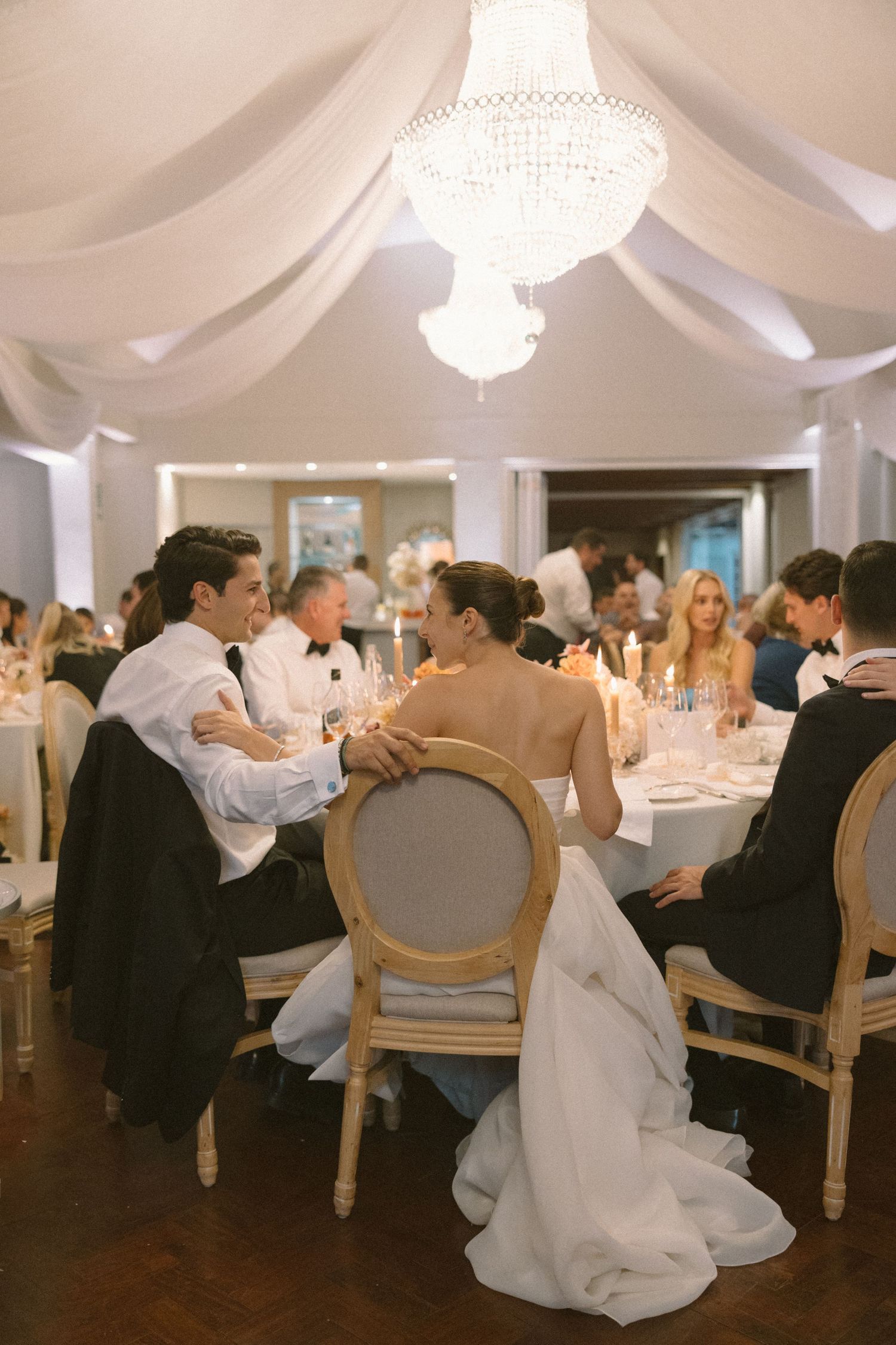 George & Alexa’s timeless wedding at The Forum at Embassy Hill with a sacred ceremony at St George’s Cathedral and florals by Fleur le Corde