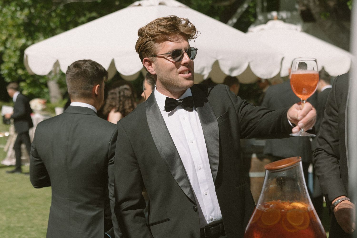 George & Alexa’s timeless wedding at The Forum at Embassy Hill with a sacred ceremony at St George’s Cathedral and florals by Fleur le Corde