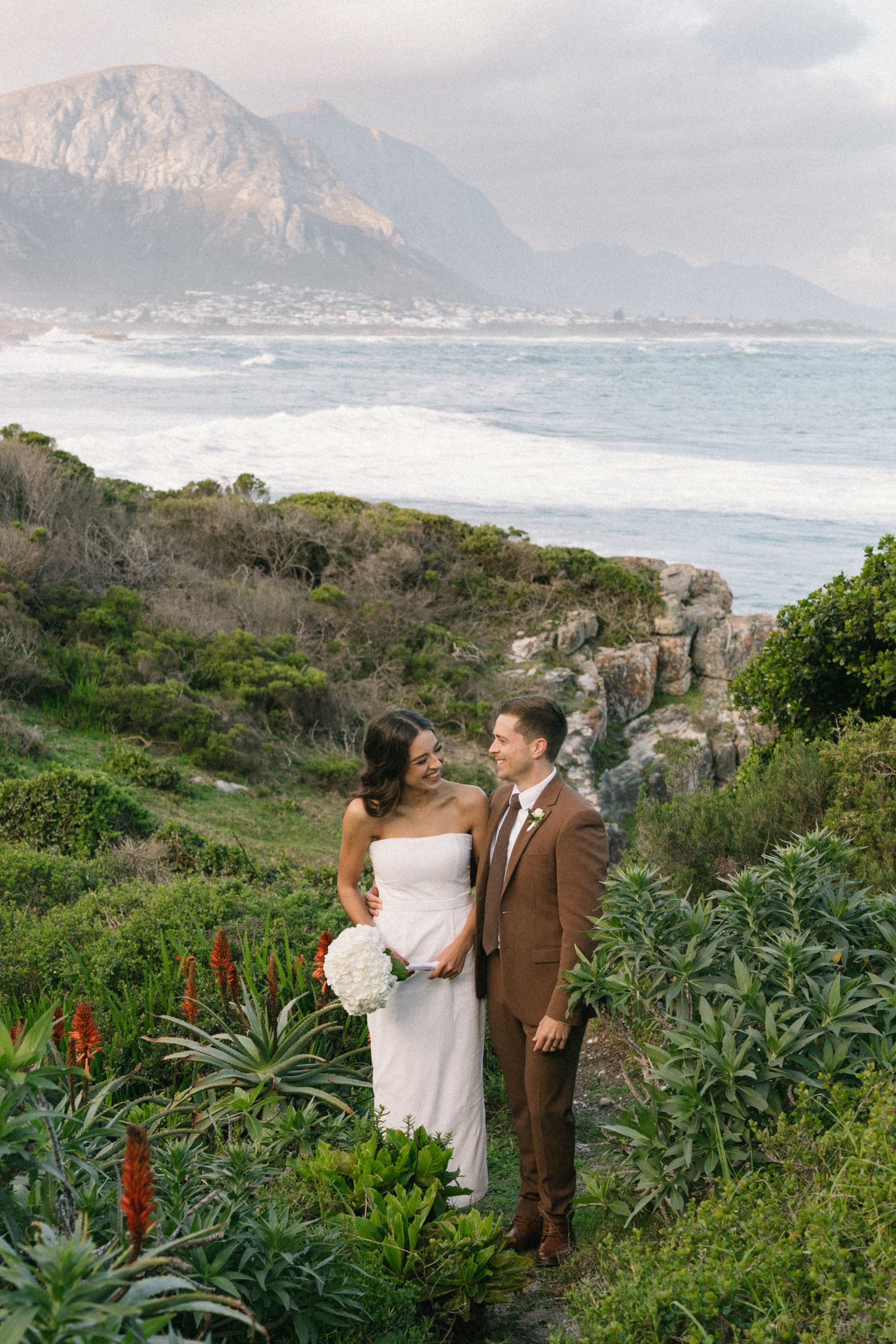 Intimate coastal wedding in Hermanus with timeless style, ocean views, and classic details captured by STIL_ cape town wedding photographers