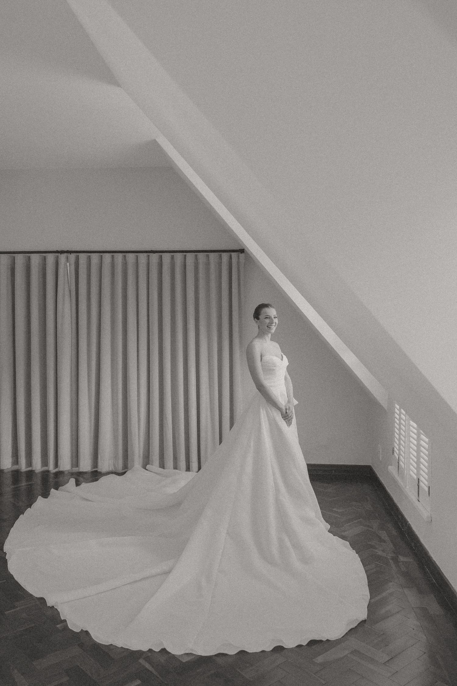 George & Alexa’s timeless wedding at The Forum at Embassy Hill with a sacred ceremony at St George’s Cathedral and florals by Fleur le Corde