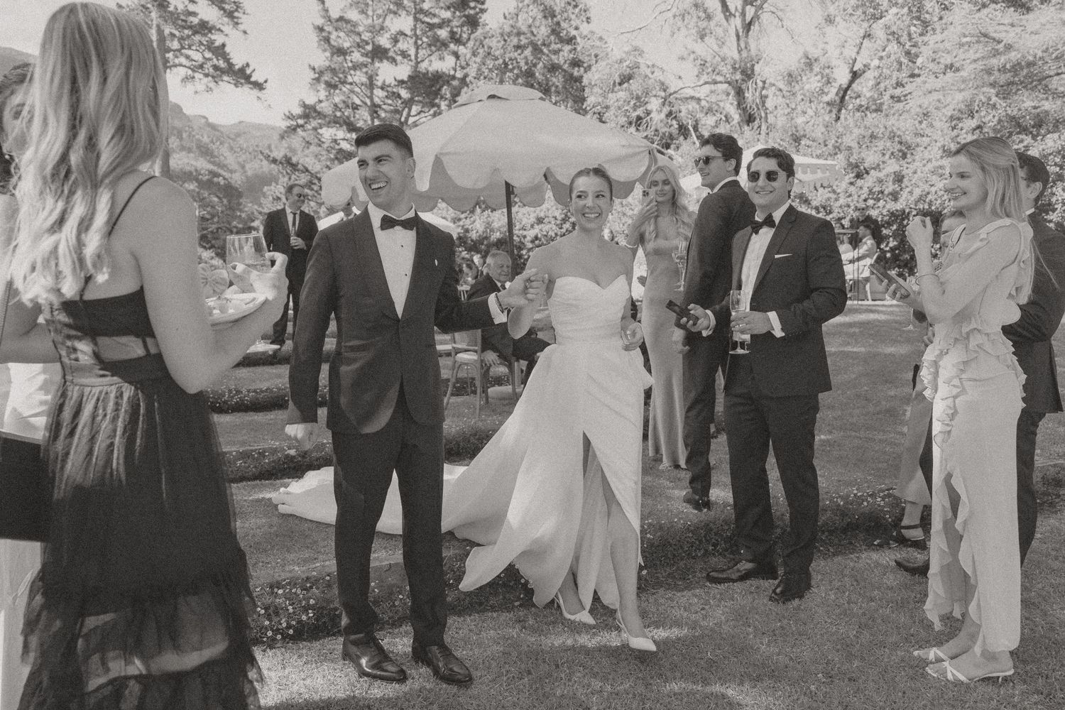 George & Alexa’s timeless wedding at The Forum at Embassy Hill with a sacred ceremony at St George’s Cathedral and florals by Fleur le Corde