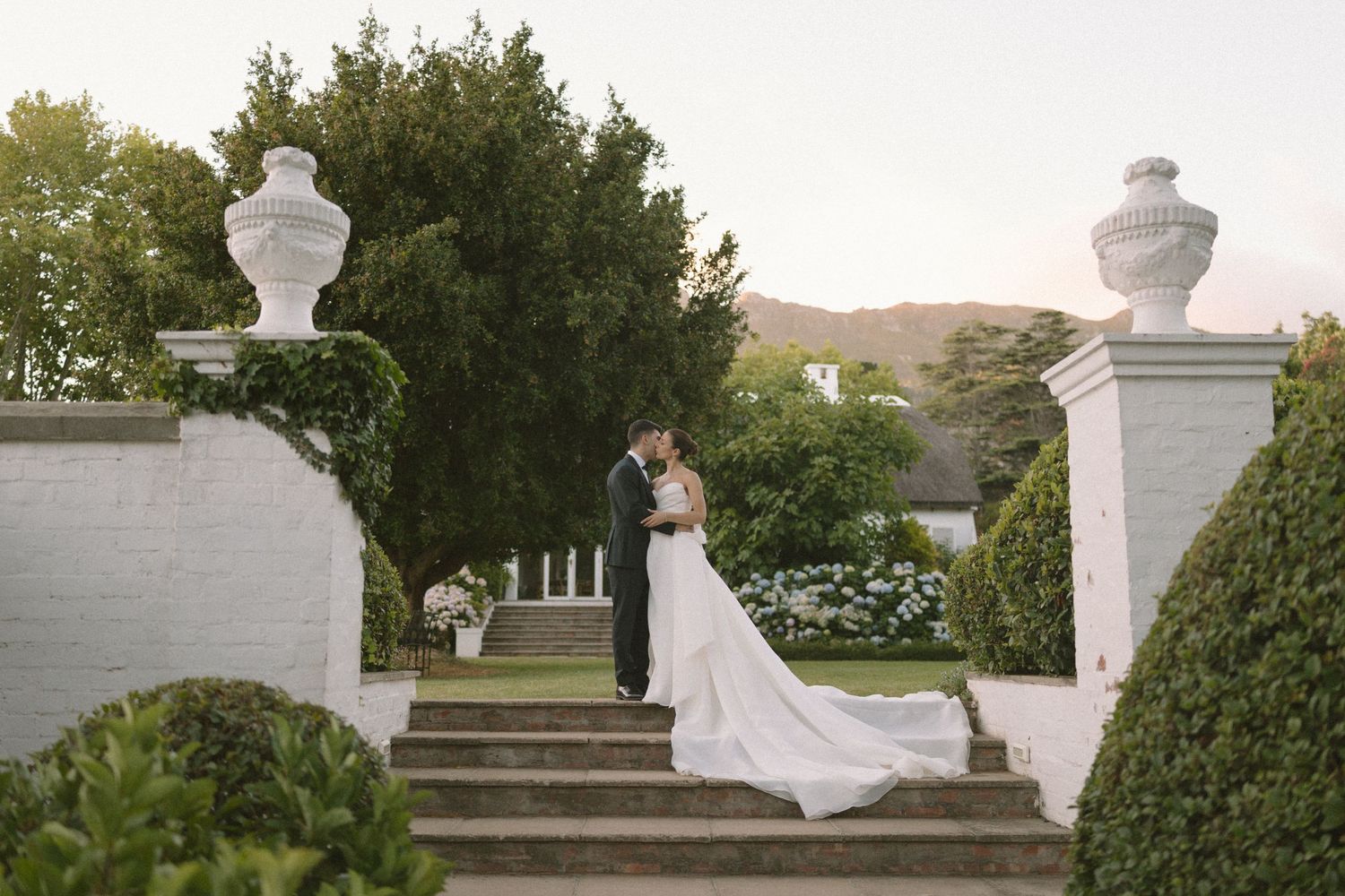 George & Alexa’s timeless wedding at The Forum at Embassy Hill with a sacred ceremony at St George’s Cathedral and florals by Fleur le Corde