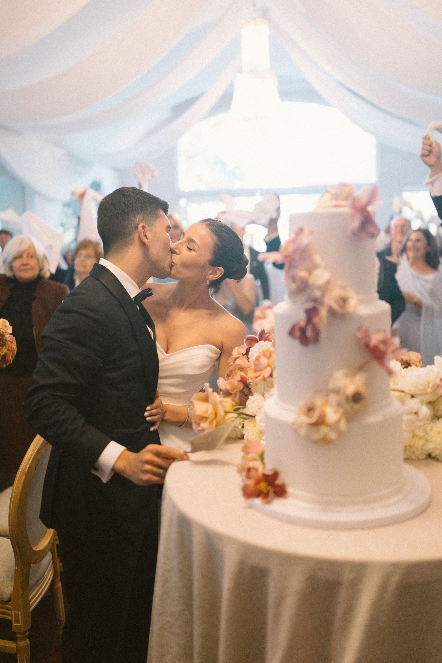 George & Alexa’s timeless wedding at The Forum at Embassy Hill with a sacred ceremony at St George’s Cathedral and florals by Fleur le Corde