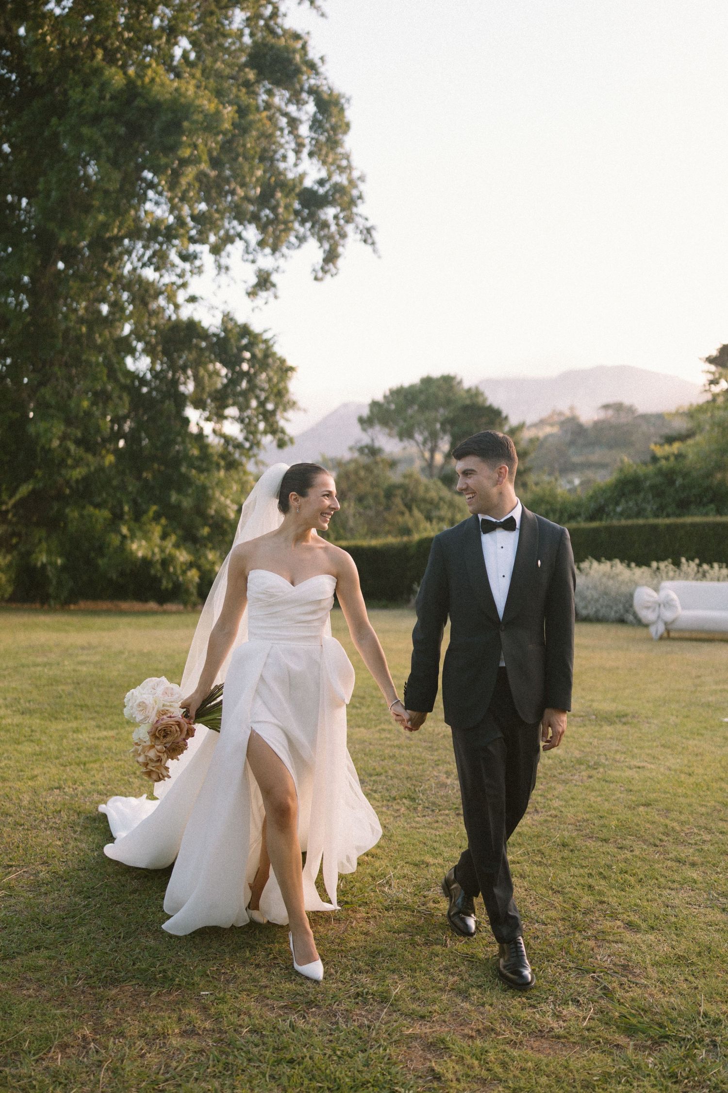 George & Alexa’s timeless wedding at The Forum at Embassy Hill with a sacred ceremony at St George’s Cathedral and florals by Fleur le Corde