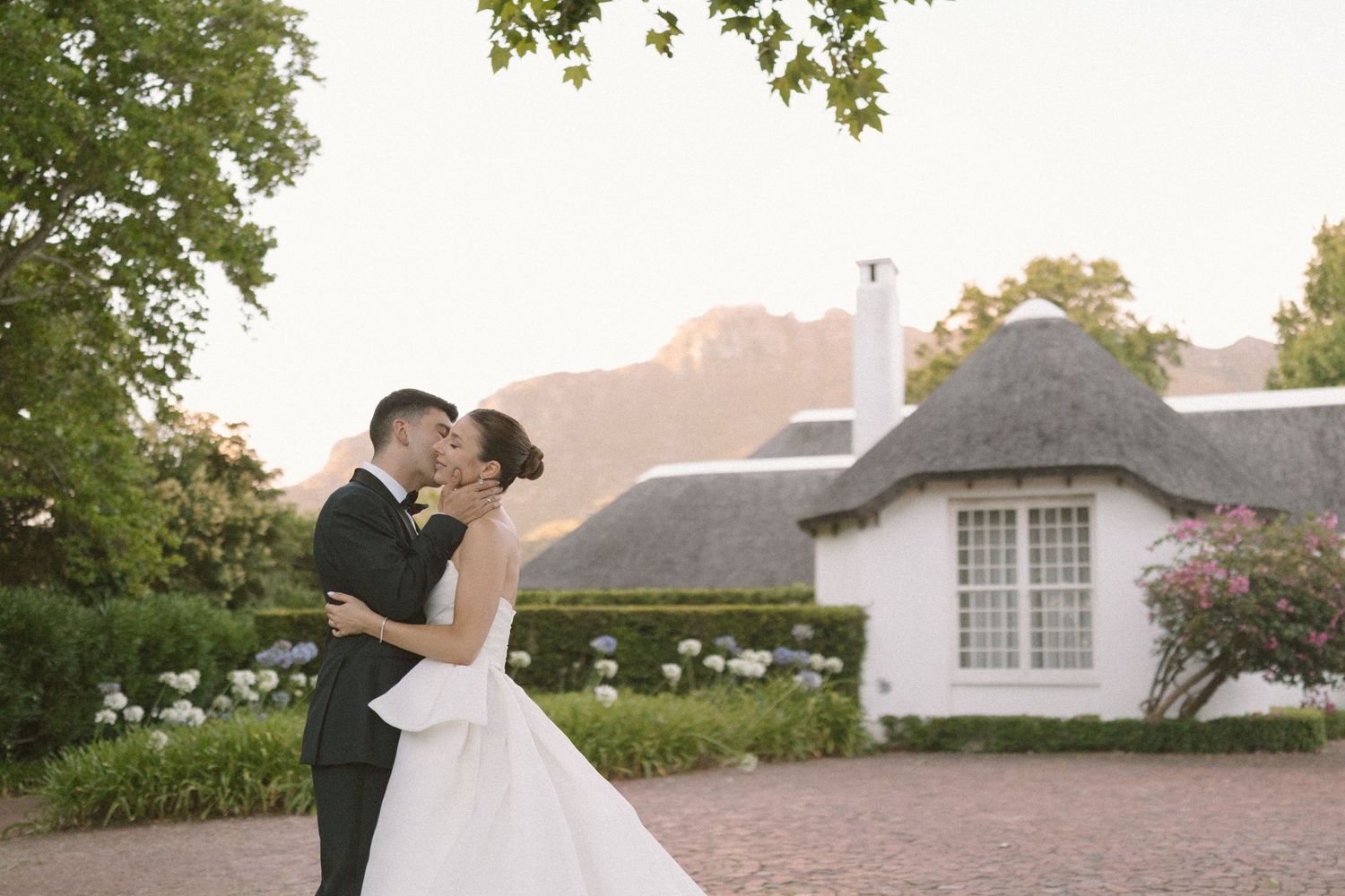 George & Alexa’s timeless wedding at The Forum at Embassy Hill with a sacred ceremony at St George’s Cathedral and florals by Fleur le Corde