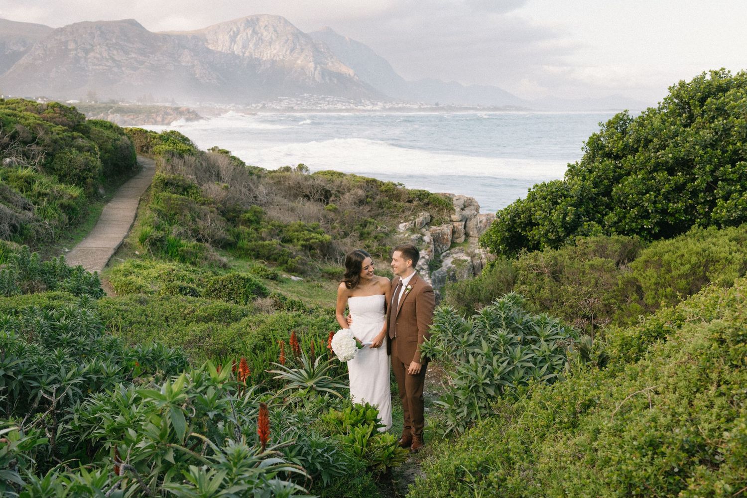 Intimate coastal wedding in Hermanus with timeless style, ocean views, and classic details captured by STIL_ cape town wedding photographers