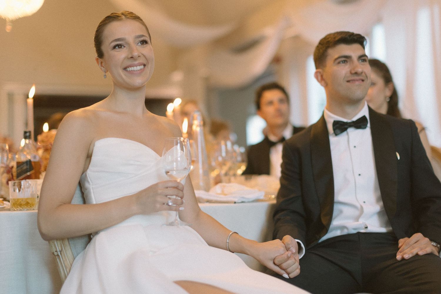 George & Alexa’s timeless wedding at The Forum at Embassy Hill with a sacred ceremony at St George’s Cathedral and florals by Fleur le Corde