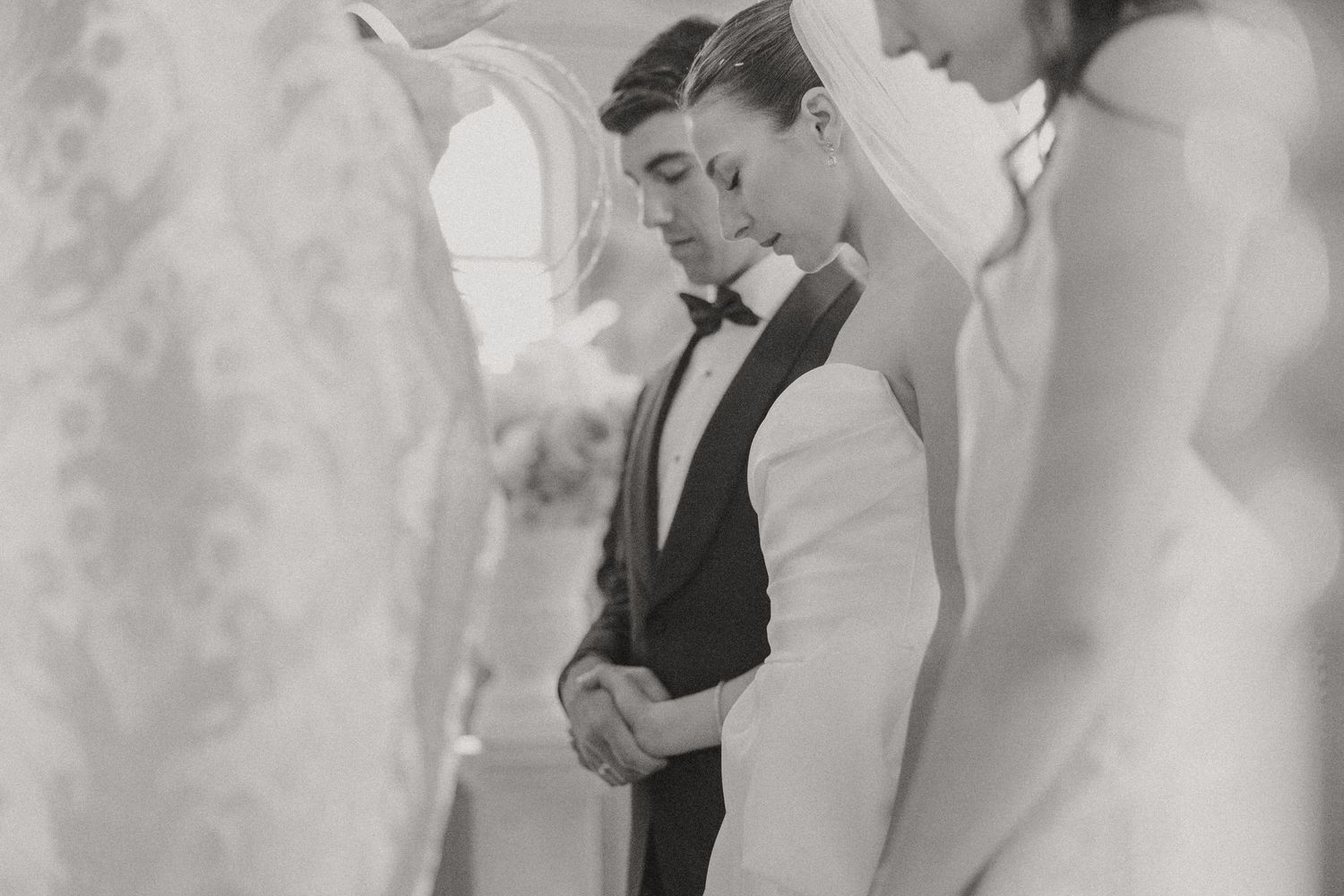 George & Alexa’s timeless wedding at The Forum at Embassy Hill with a sacred ceremony at St George’s Cathedral and florals by Fleur le Corde