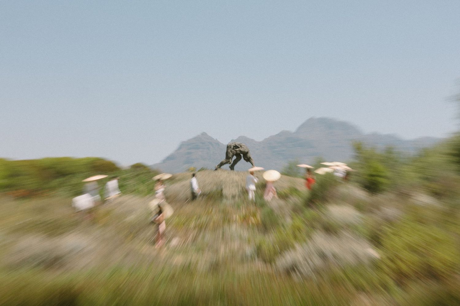 Dylan Lewis Sculpture Garden, ANNE MANN, Ayeh K,Brad Jackson, Fleur le Cordeur, makeup by Algria, Cape Town wedding photographer