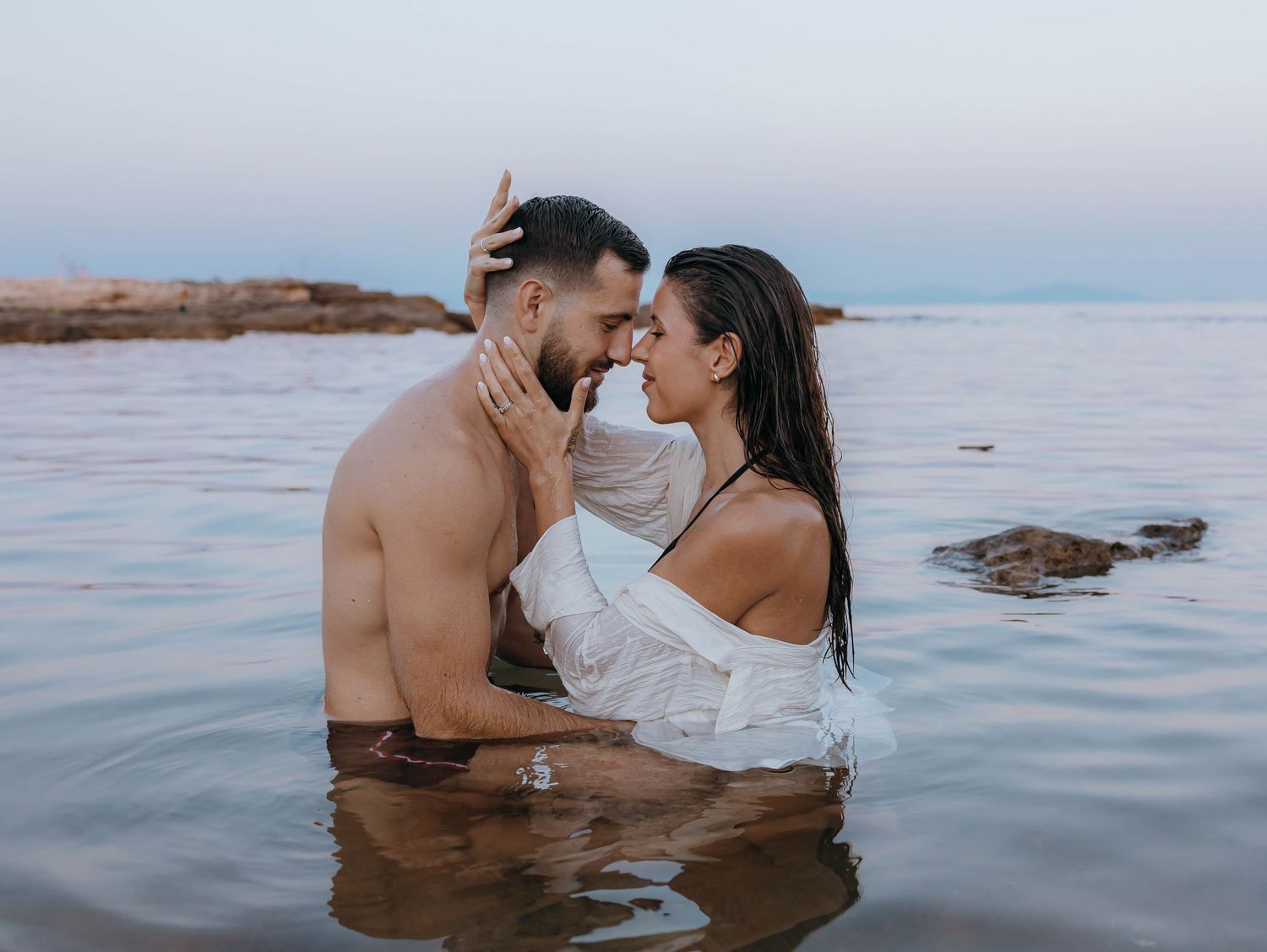 shooting photo couple en Provence en extérieur