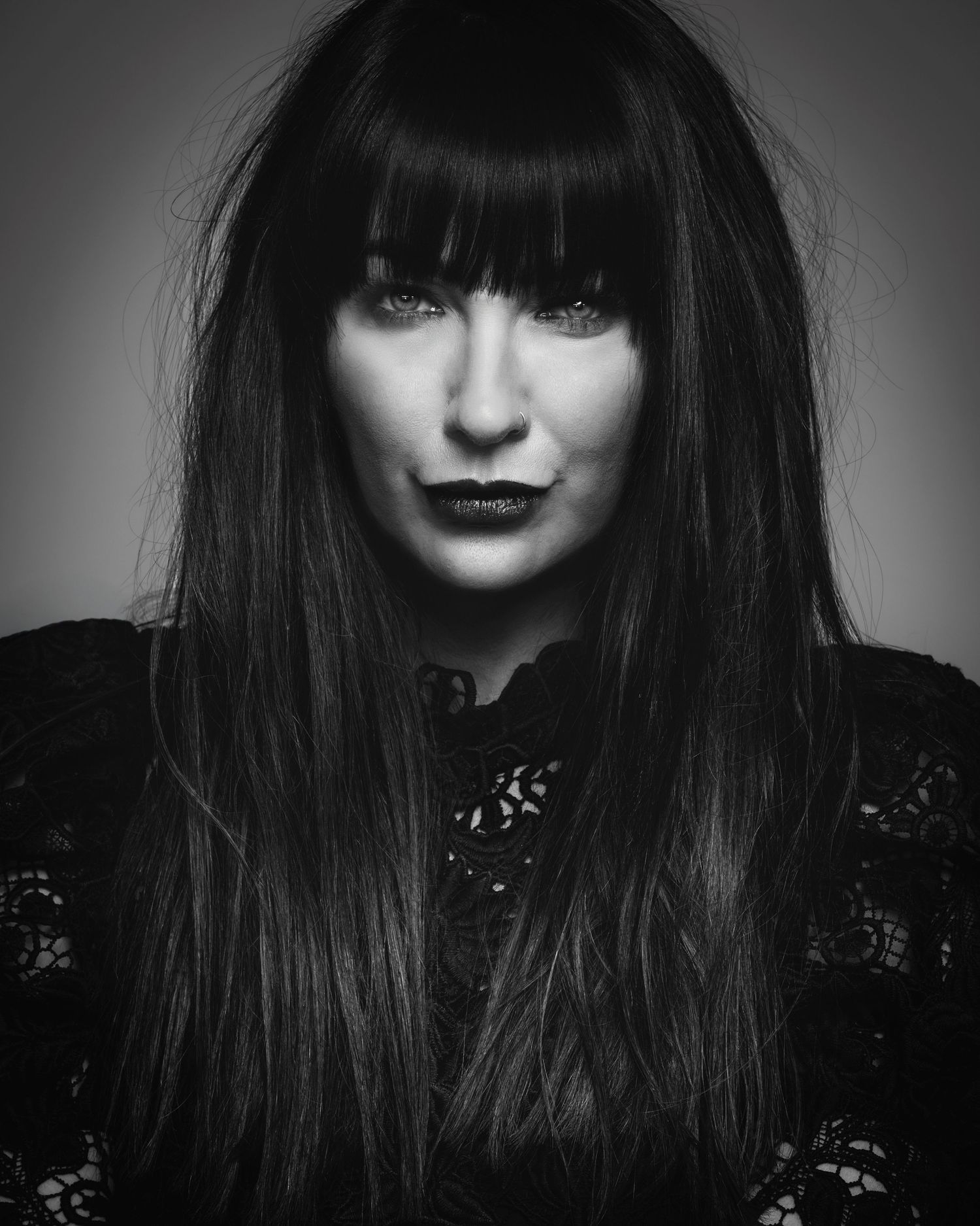 Mel Matulin in studio photoshoot at Jamie Etherington Photography.