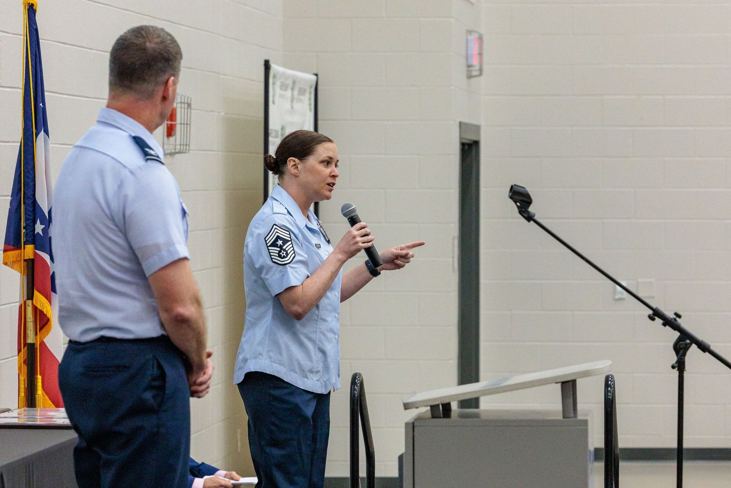 Military speakers presenting at the Greene County Annual Report to the Community luncheon Greene County