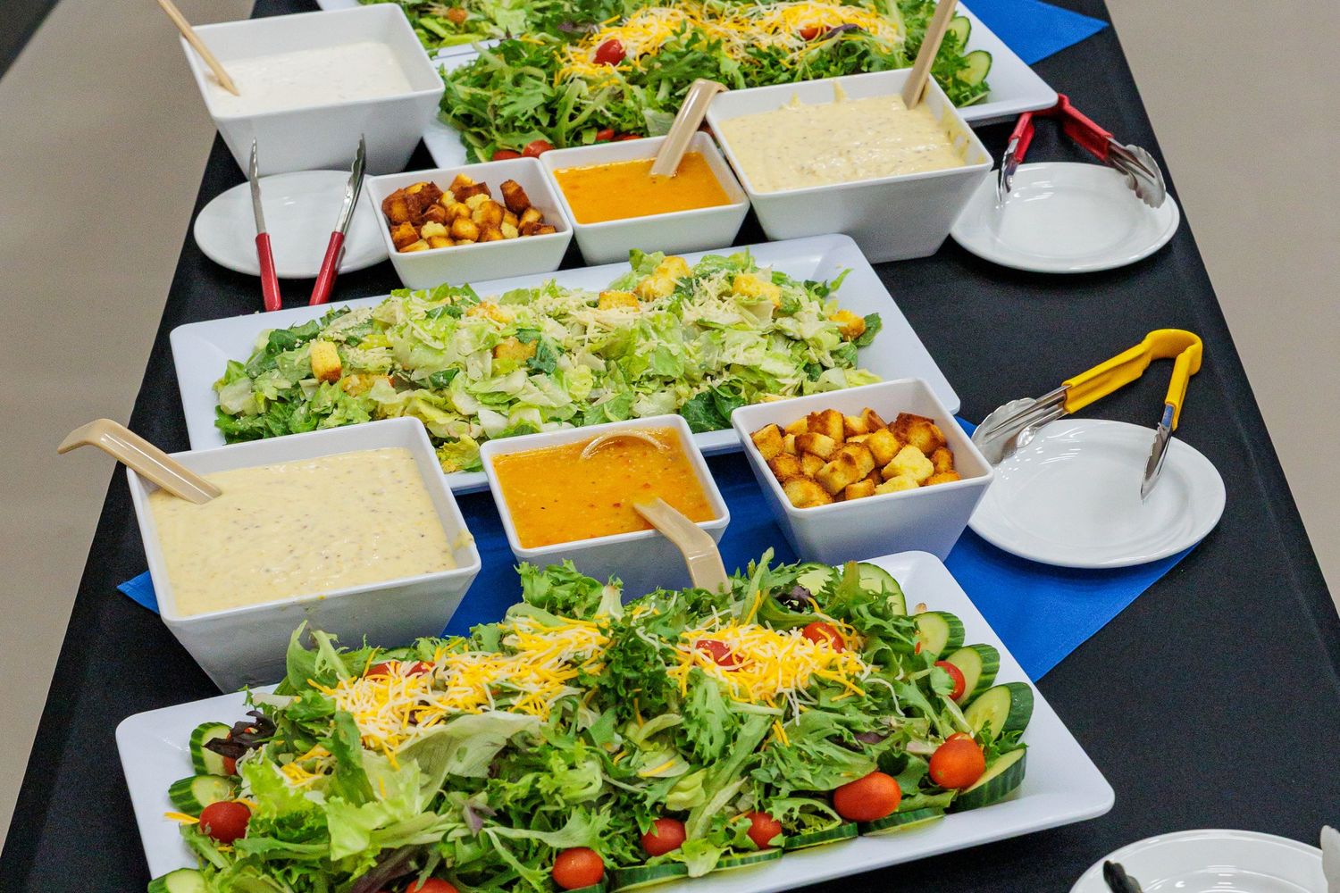 Student catered buffet spread at the Greene County Career Center Annual Report luncheon