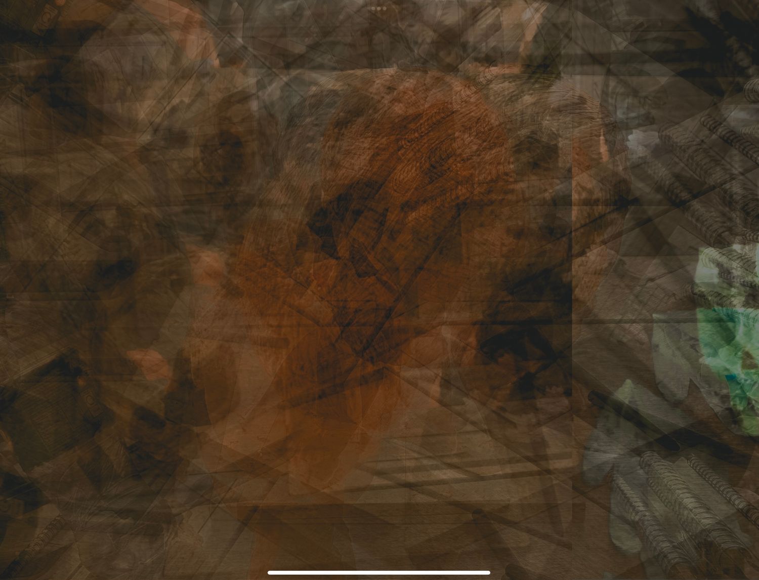 Collage of images as background filler