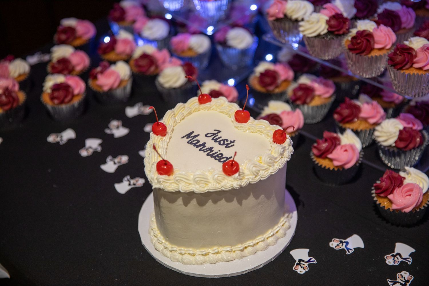 Cake at wedding reception