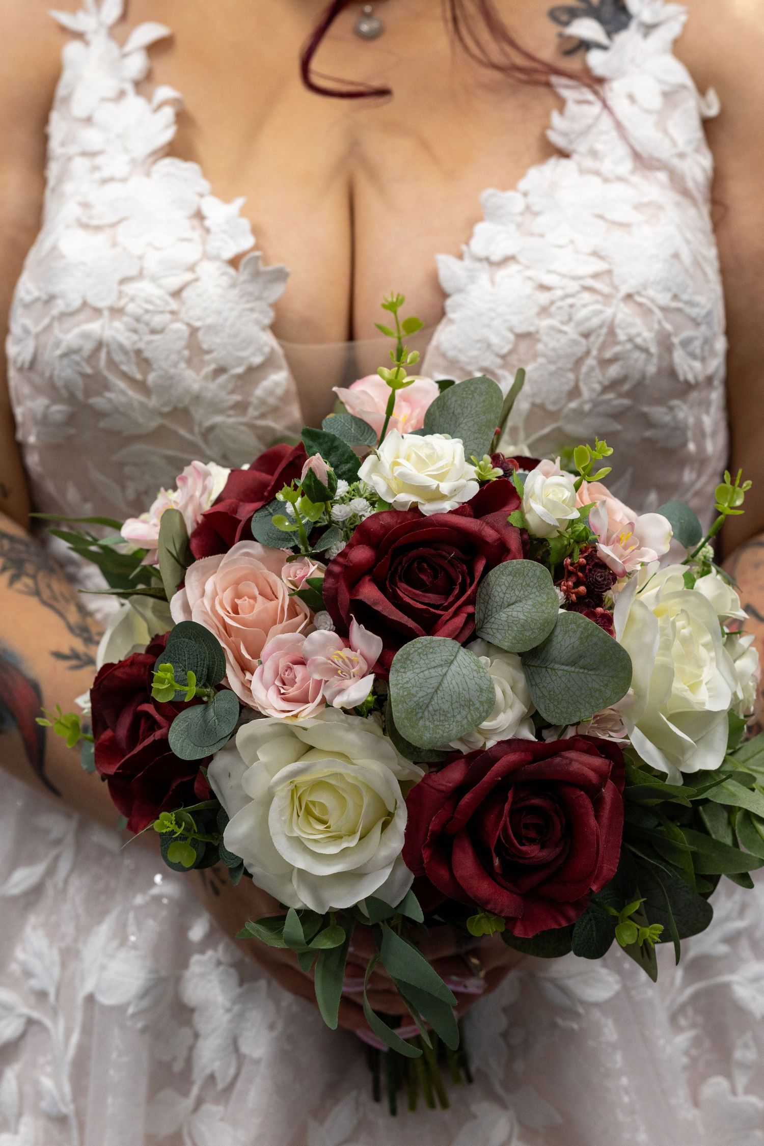 Flower bouquet bride wedding day