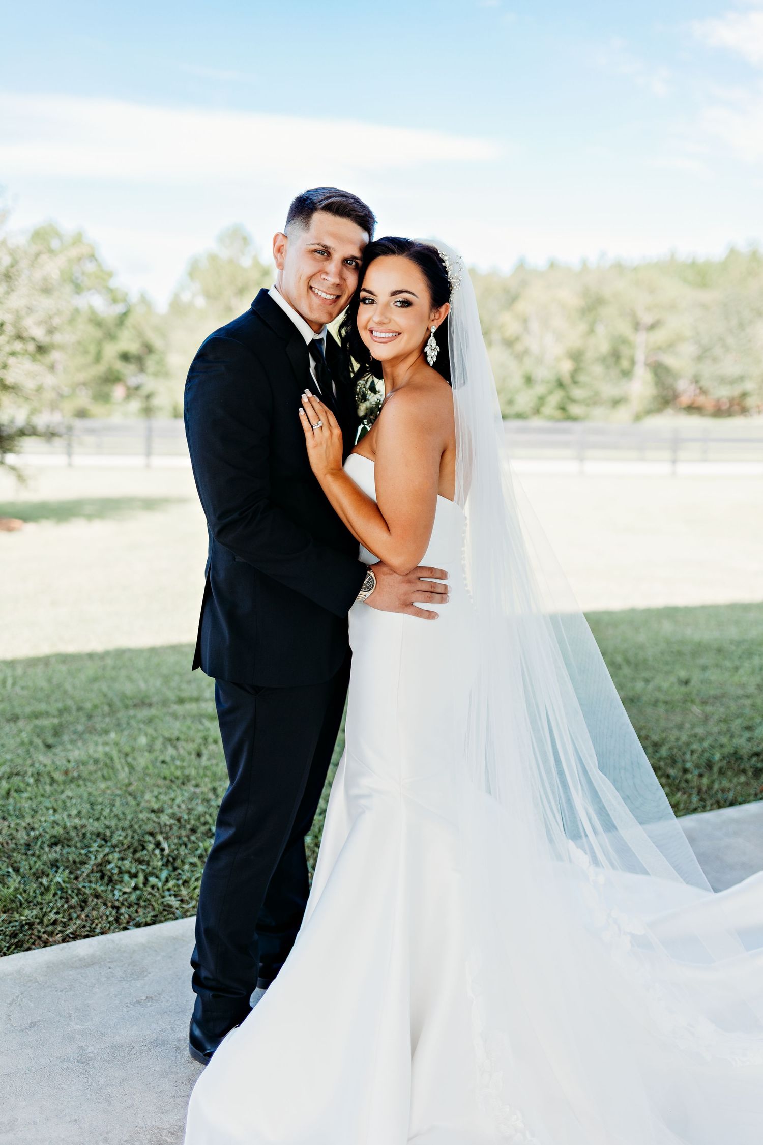 Wedding day photo captured in TH Photo's signature romantic style.