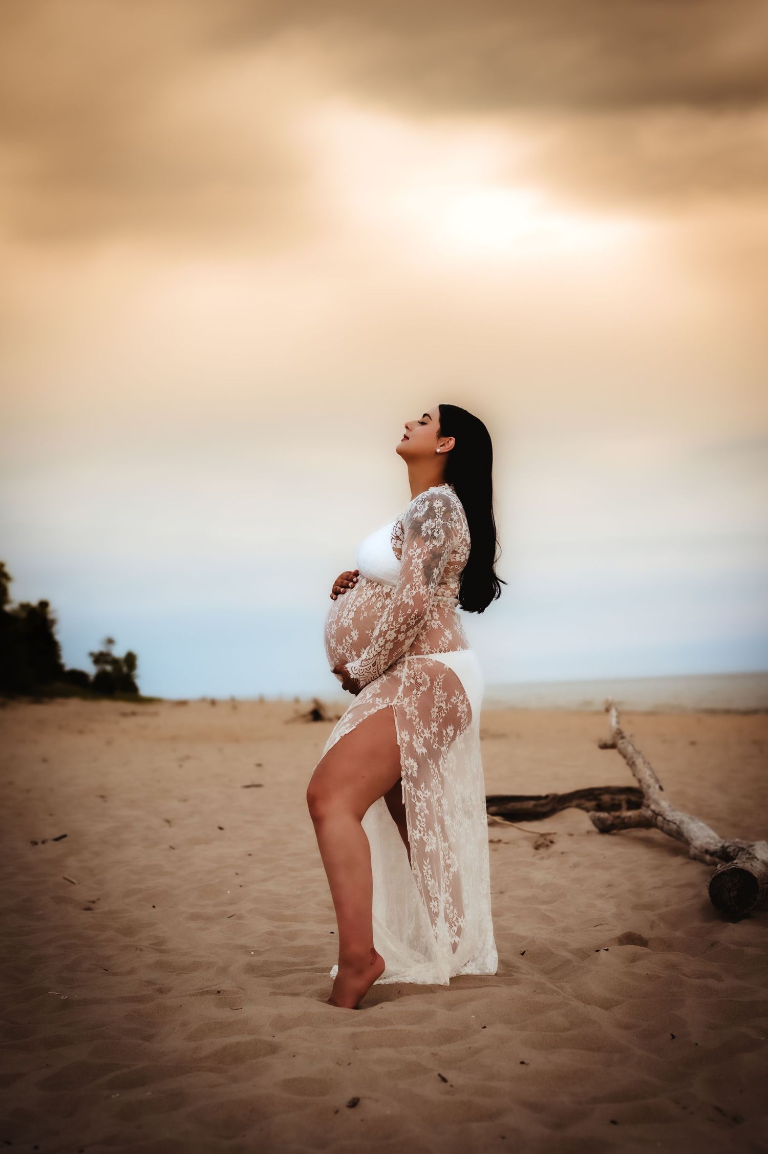 Beach Maternity Session, Sheboygan Kewaskum West Bend, Wisconsin Photographer