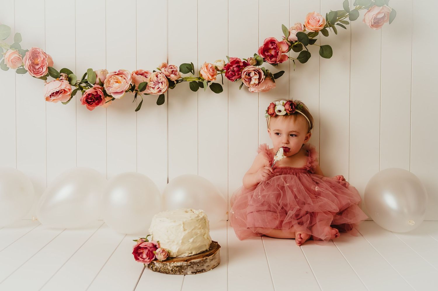 One Year Cake Smash and Splash Birthday Session, Kewaskum, West Bend, Wisconsin Children Milestone Photographer