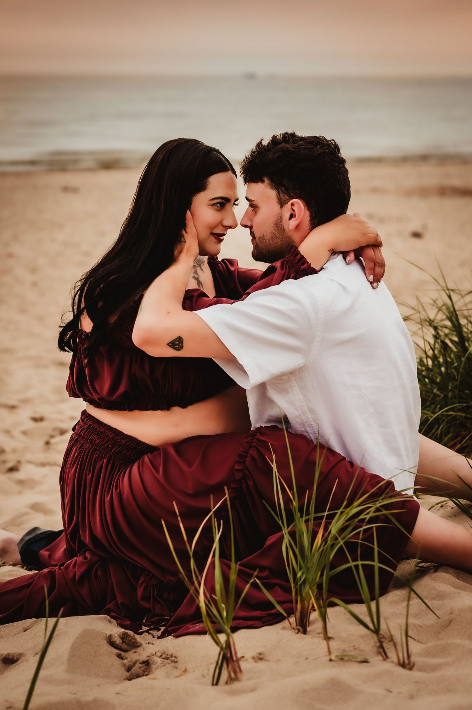 Beach Maternity Session, Sheboygan Kewaskum West Bend, Wisconsin Photographer