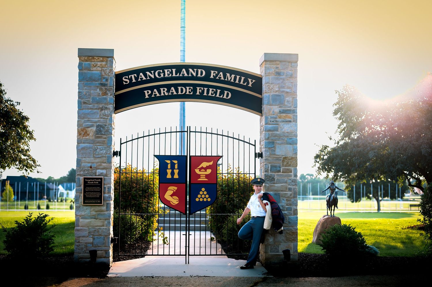 Senior Photographer in Delafield, WI at St. Norbert's Military Academy
