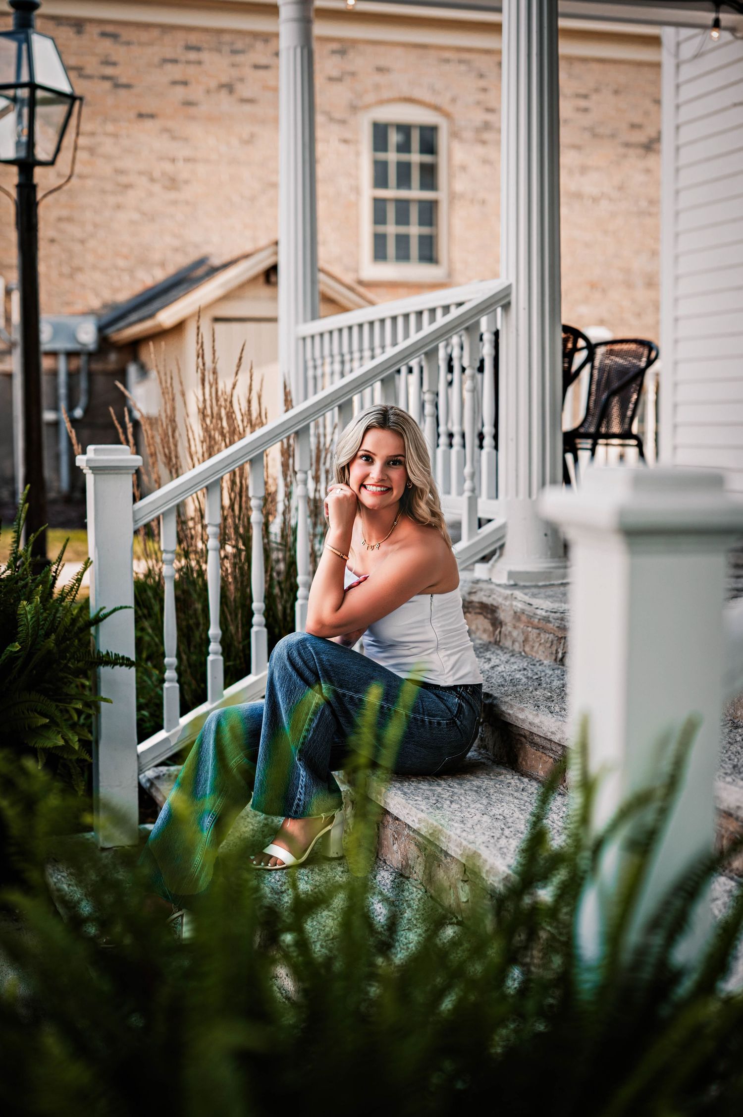 Beautiful Senior Portraits in Park near Menomonee Falls, WI