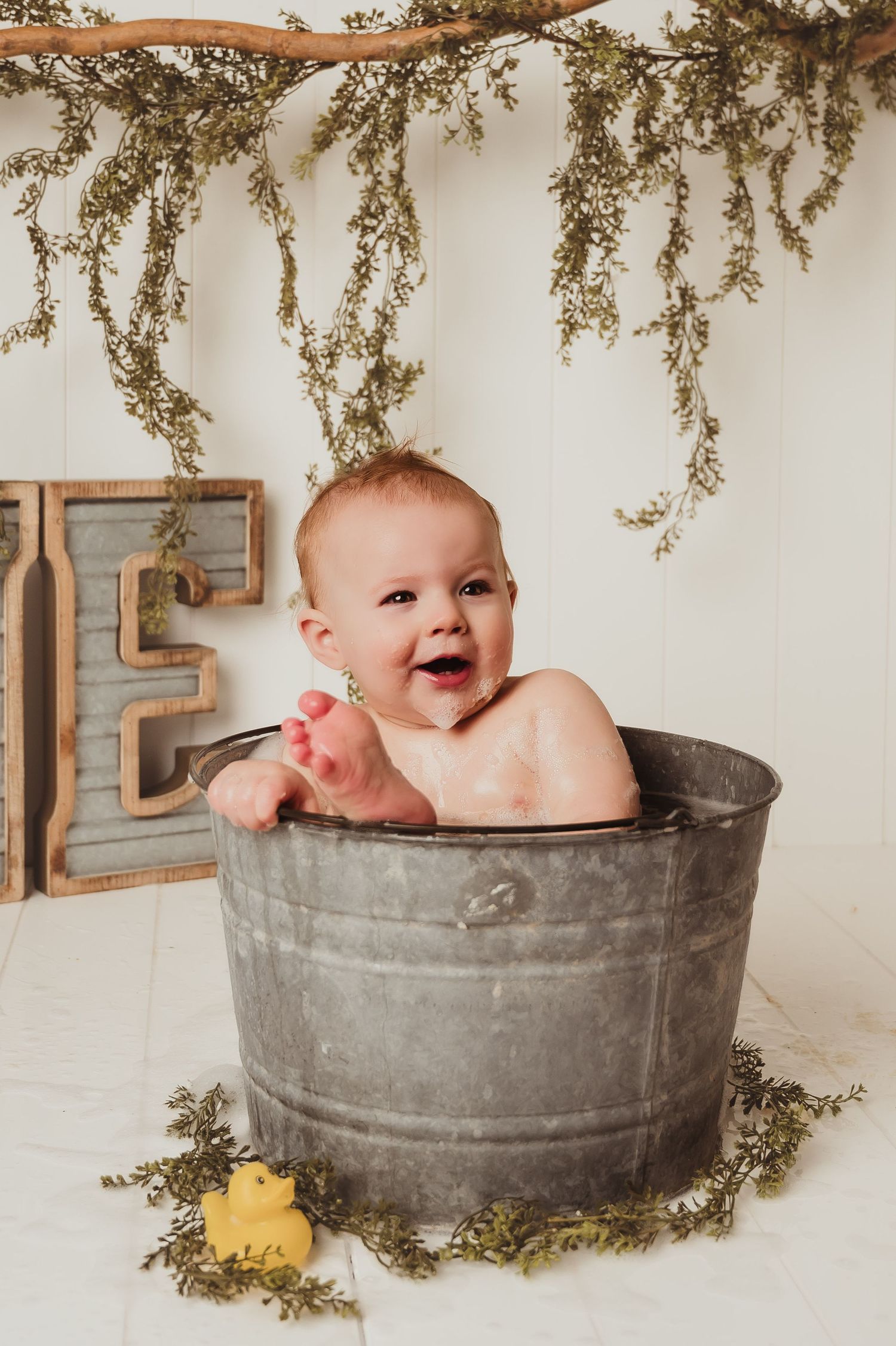 One Year Cake Smash and Splash Birthday Session, Kewaskum, West Bend, Wisconsin Photographer