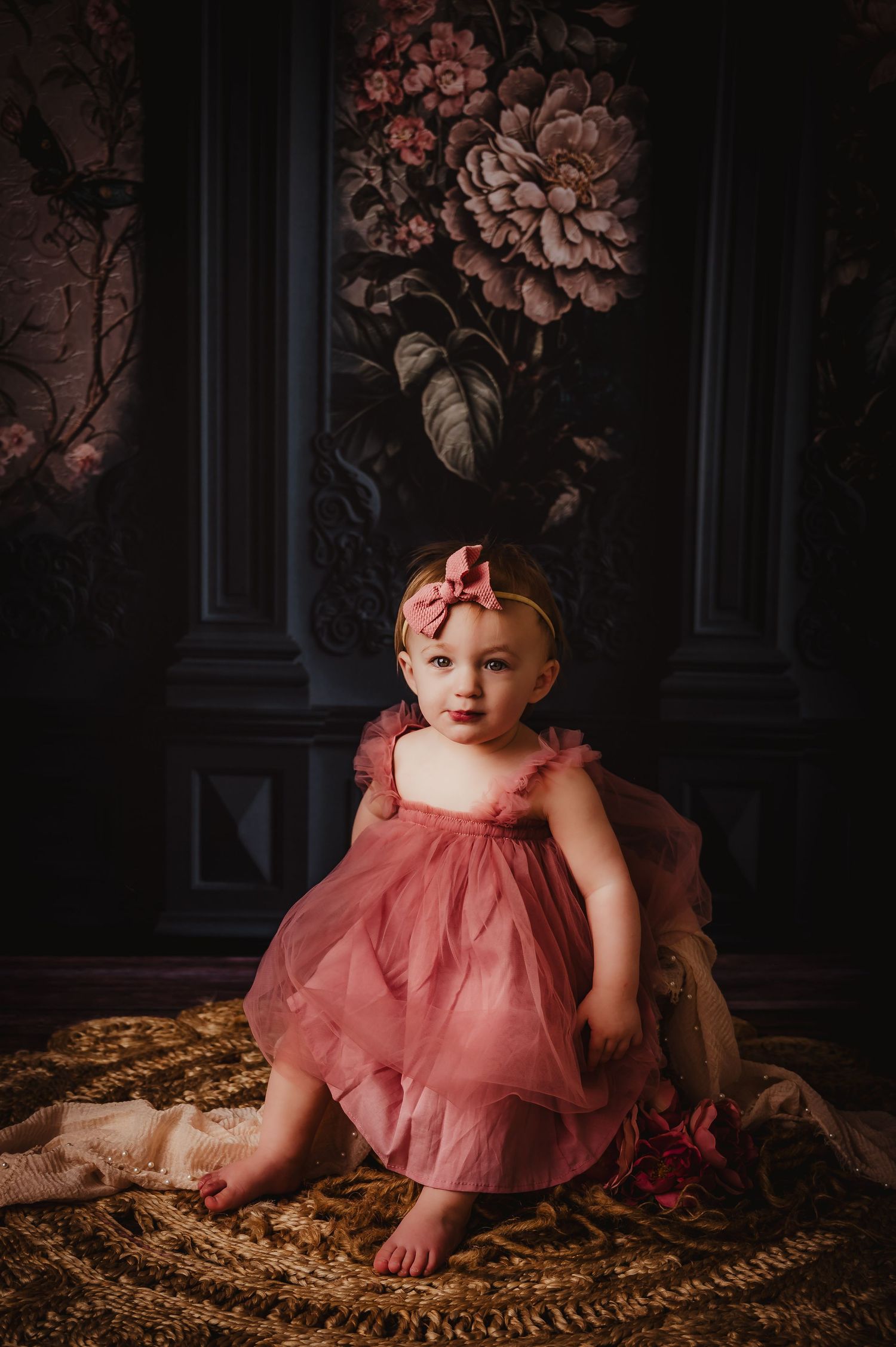 One Year Cake Smash and Splash Birthday Session, Kewaskum, West Bend, Wisconsin Children Milestone Photographer