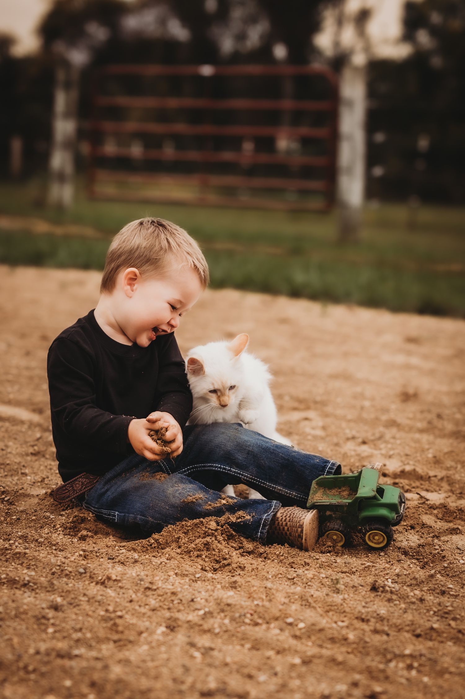 Children Lifestyle Farm Session Kewaskum