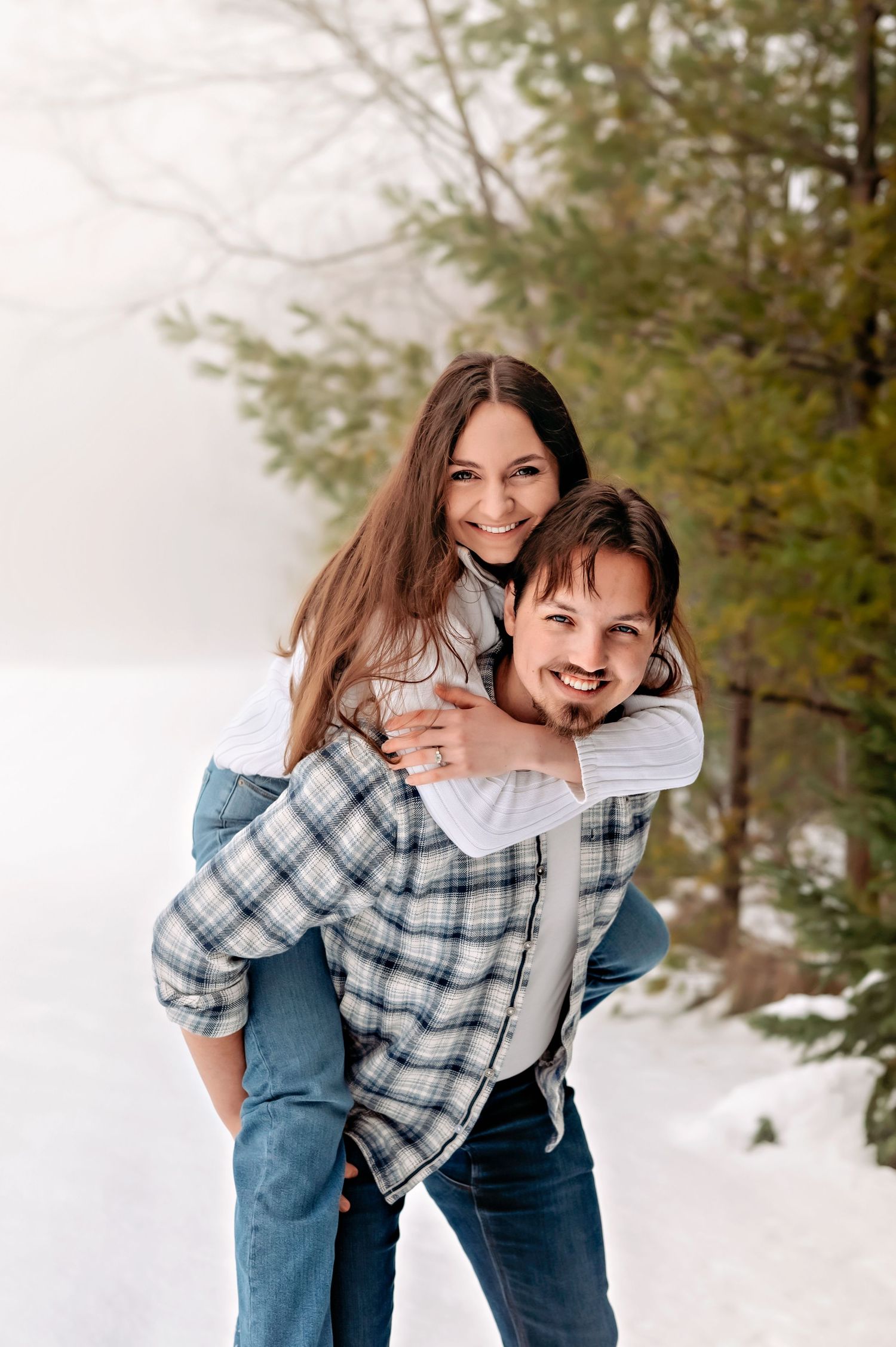 Winter Engagement Session, Kewaskum, WI Wedding Photographer near Milwaukee